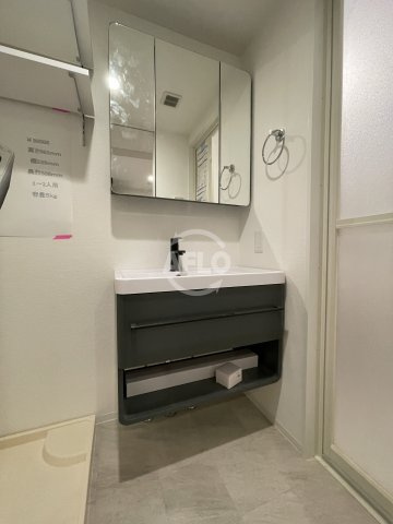 セレニテ難波グランデシュッドの洗面所|セレニテ難波グランデシュッド　独立洗面台