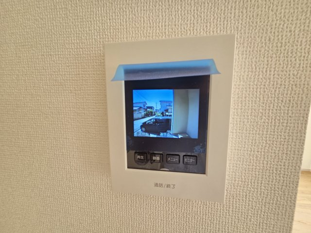 新築　太田市東矢島町1期　1号棟の設備|現地写真　カラーTVモニター付きのドアホンがついています。お子様やご高齢の方がお留守番の時でも安心です！