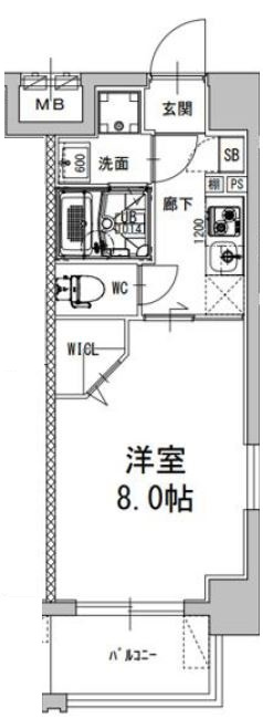 ミラージュパレス新梅田RIOの間取り