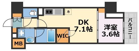 アーバネックス天満橋Frontの間取り