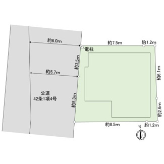 【土地図】 | 北烏山7丁目一戸建て