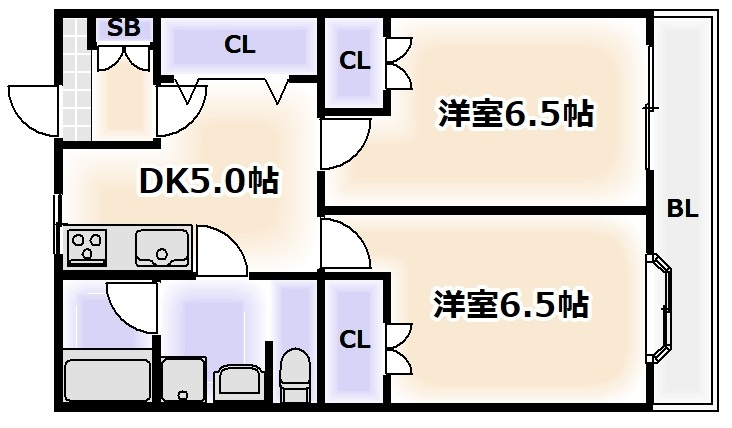 ハイツエルムの間取り