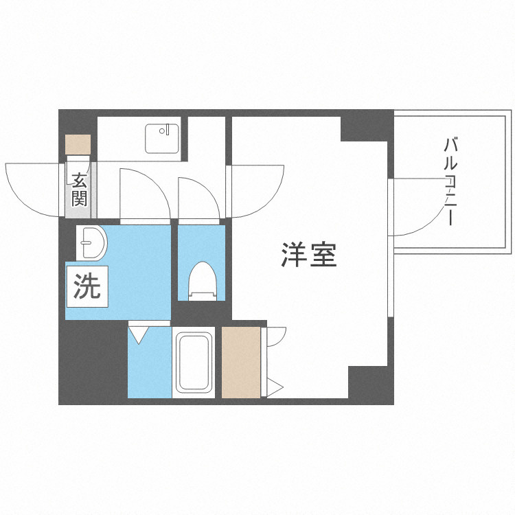 S-RESIDENCE新大阪Rishの間取り