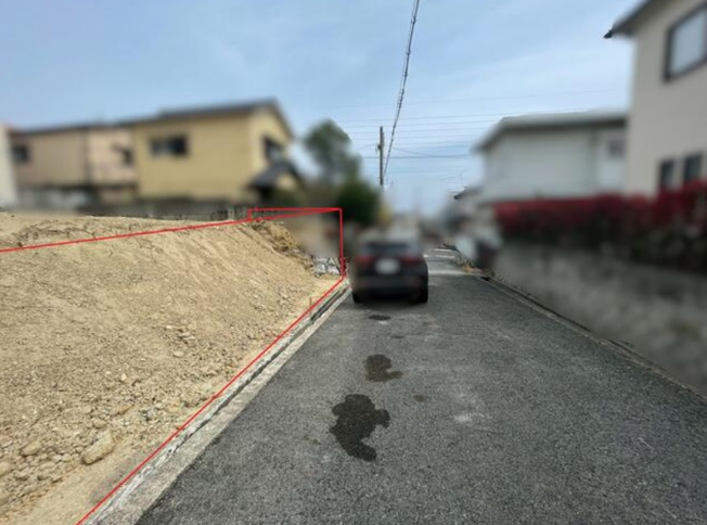 【前面道路含む現地写真】 | 狩口台５丁目　土地