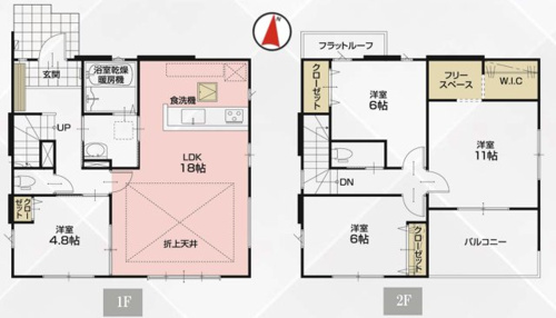 LIGARE KIS白岡市新白岡8期　新築戸建　全1棟　1号棟の画像