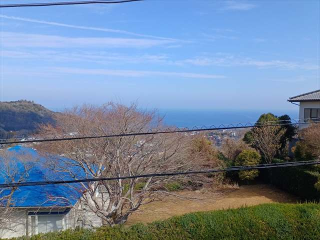 富士急川奈別荘地　富士山、海一望のフルリノベーション済物件の展望|海一望