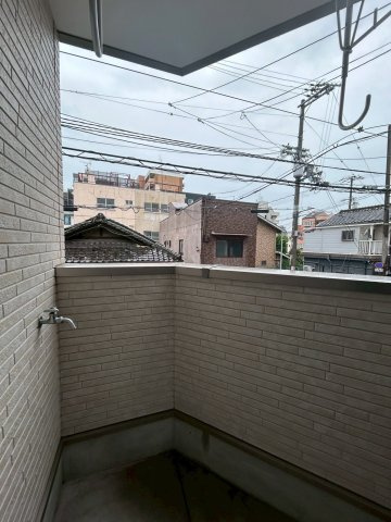 大阪市城東区東中浜2丁目のバルコニー