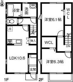 サニーグレイス南山の間取り