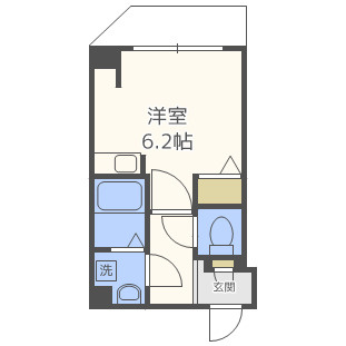 サンロール難波南の間取り