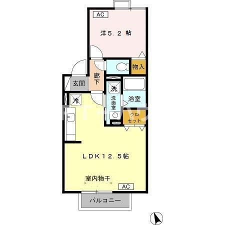 ソレーユ西船の間取り