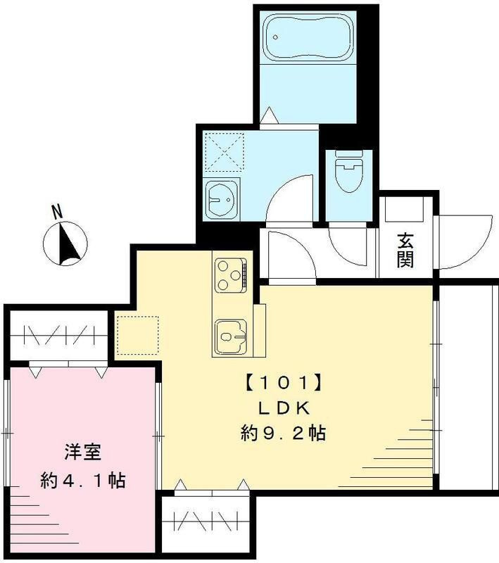 アネシス中野の間取り