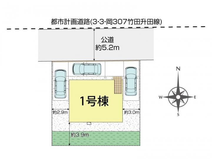 ブルーミングガーデン　岡山市中区国府市場 【2期】【仲介手数料無料】の区画図