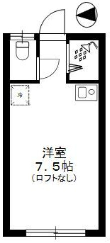 北区田端１丁目のアパートの間取り