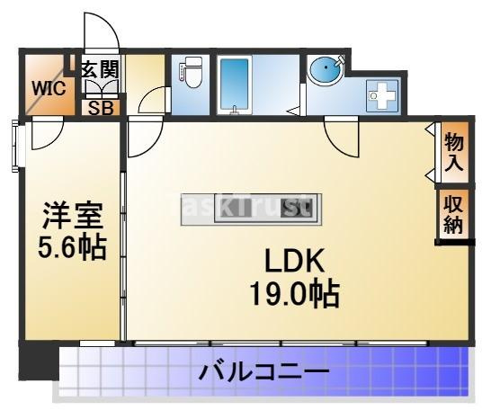 【間取り】 | W.O.B.京橋