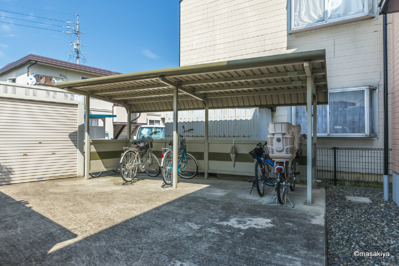 セジュール上高田の外観|駐輪場