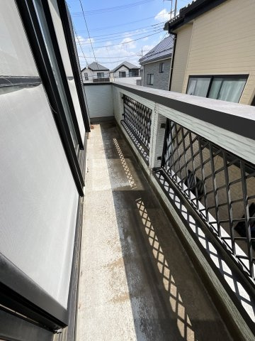 中古戸建のバルコニー