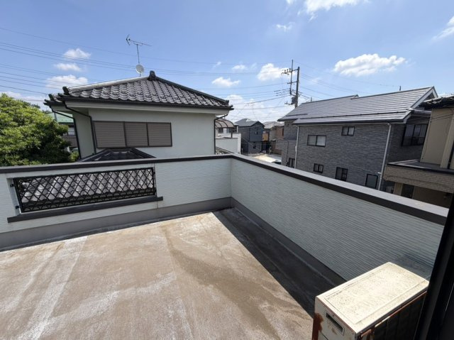 中古戸建のバルコニー