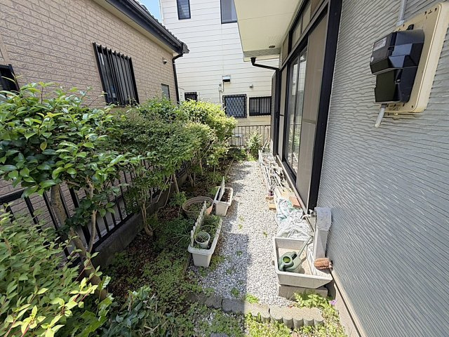 中古戸建の庭