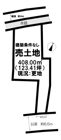 売土地の土地図