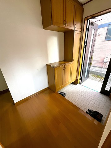 中古戸建の玄関