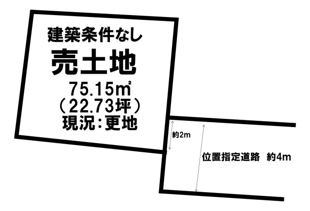 売土地の外観