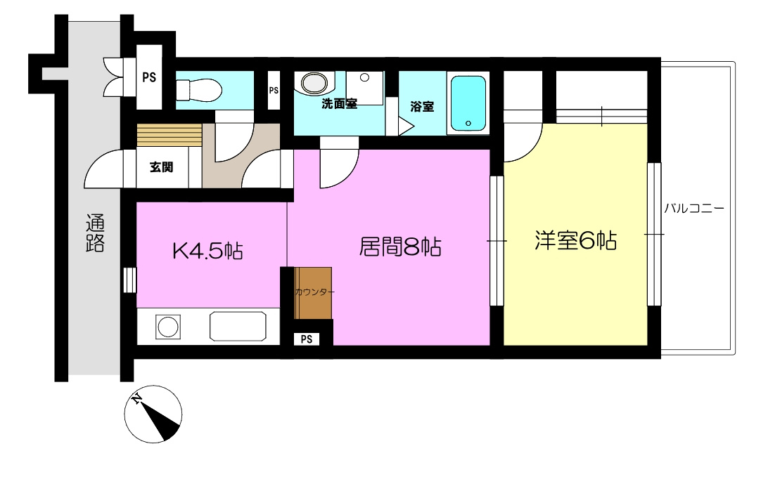 アメニティー川越岸町3の間取り