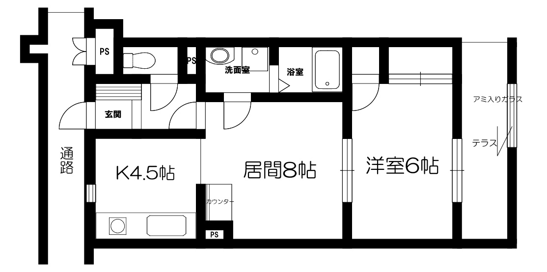 アメニティー川越岸町3の間取り
