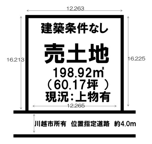 売土地の土地図