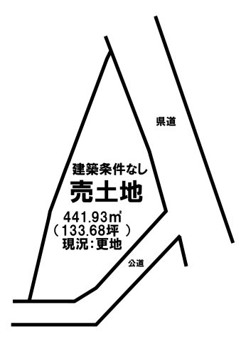 売土地の土地図