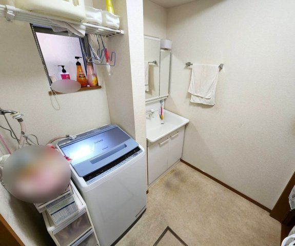 中古戸建の洗面所