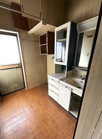 中古戸建の洗面所