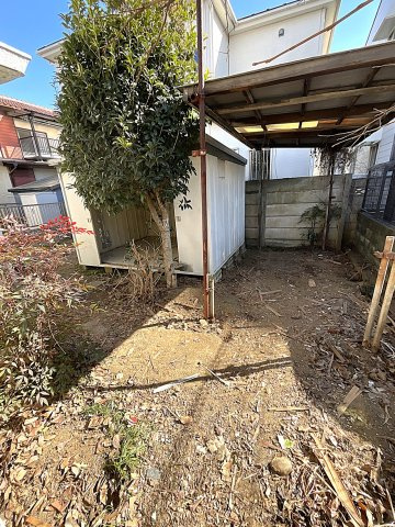 中古戸建の庭