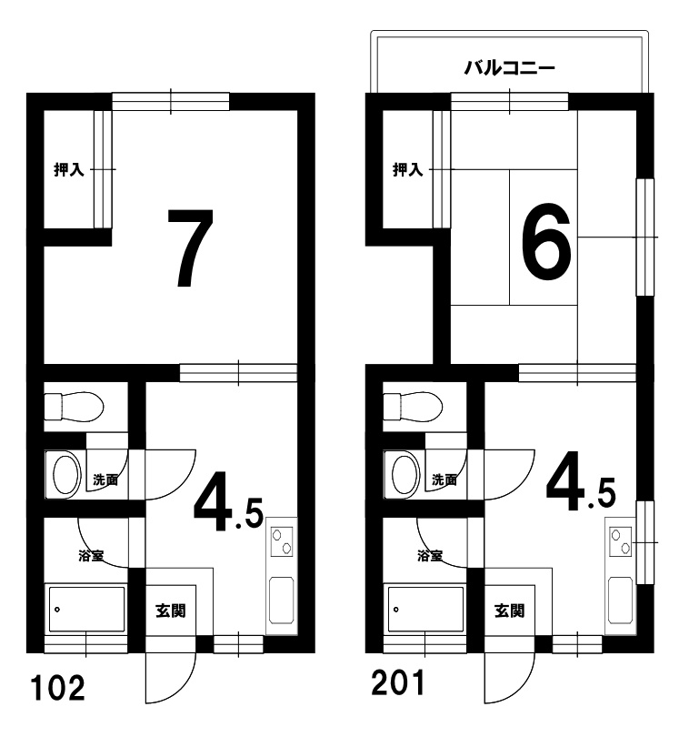 入間郡毛呂山町若山の外観