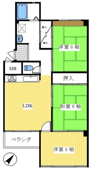 【間取り】 | 塩屋住宅5号棟