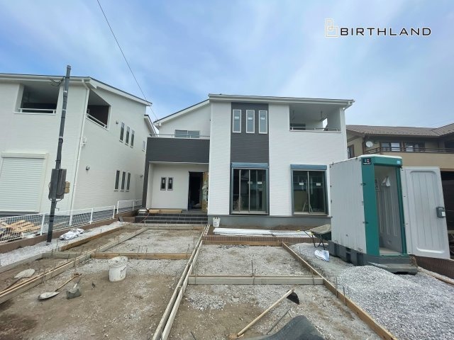 新築戸建・新築建売　伊勢崎市茂呂町2丁目　茂呂小学校・第一中学校の外観|【5号棟】間もなく完成予定です！お気軽にお問い合わせください！