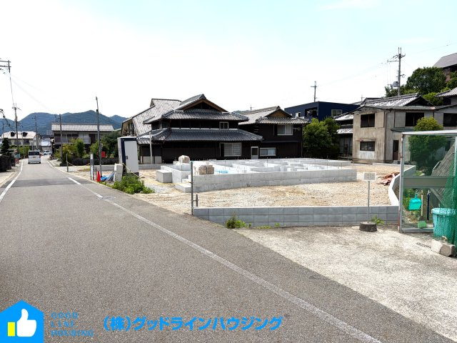 クレードルガーデン上野　第3　1号地の前面道路含む現地写真