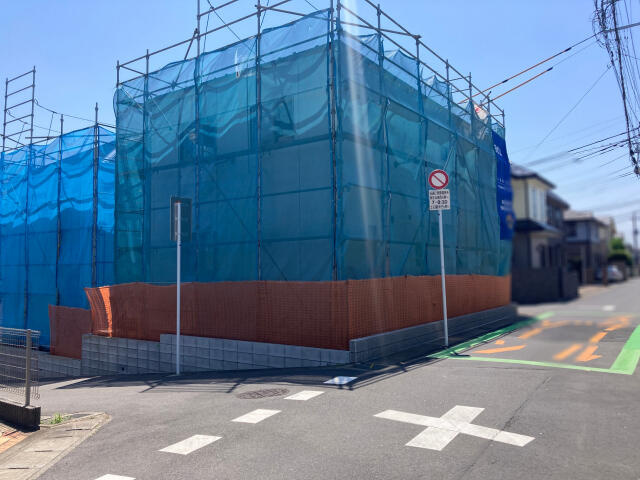 ブルーミングガーデン　柏市常盤台２棟／１期１号棟の前面道路含む現地写真|★販売現地★2026.5.2撮影
