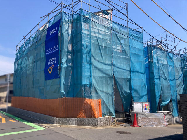 ブルーミングガーデン　柏市常盤台２棟／１期１号棟の前面道路含む現地写真|★販売現地★2026.5.2撮影