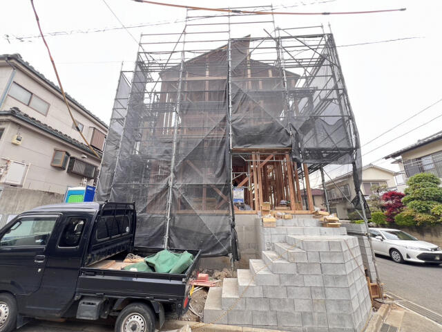 ブルーミングガーデン　船橋市松が丘２丁目１棟／１期１号棟のその他|建築中（4.17撮影）