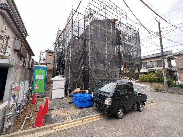 ブルーミングガーデン　船橋市松が丘２丁目１棟／１期１号棟のその他|建築中（4.17撮影）