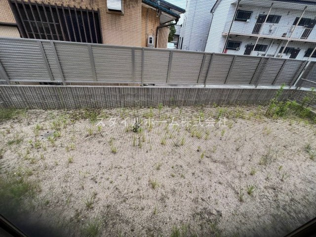 豊橋市花田町貸家の庭