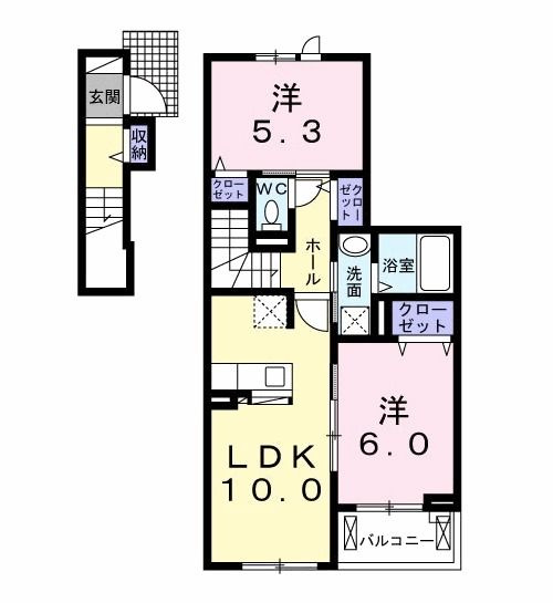 ブランシュの間取り