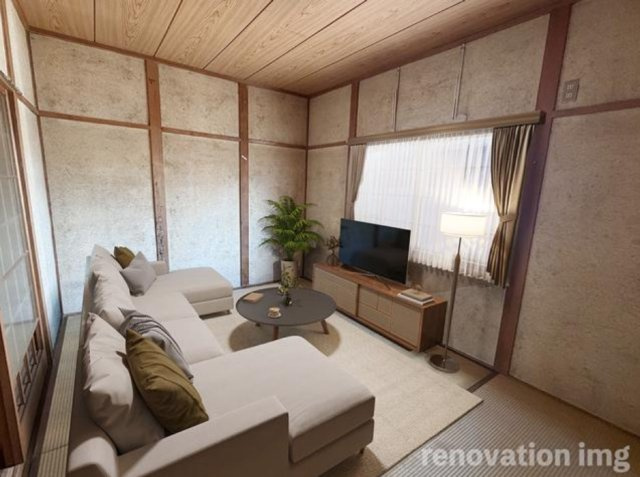 三津屋北２丁目　中古戸建の居間・リビング|イメージ写真です。