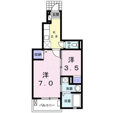 【間取り】 | ニューオールリバー | エイブル宇都宮東店までお気軽にお問い合わせください！