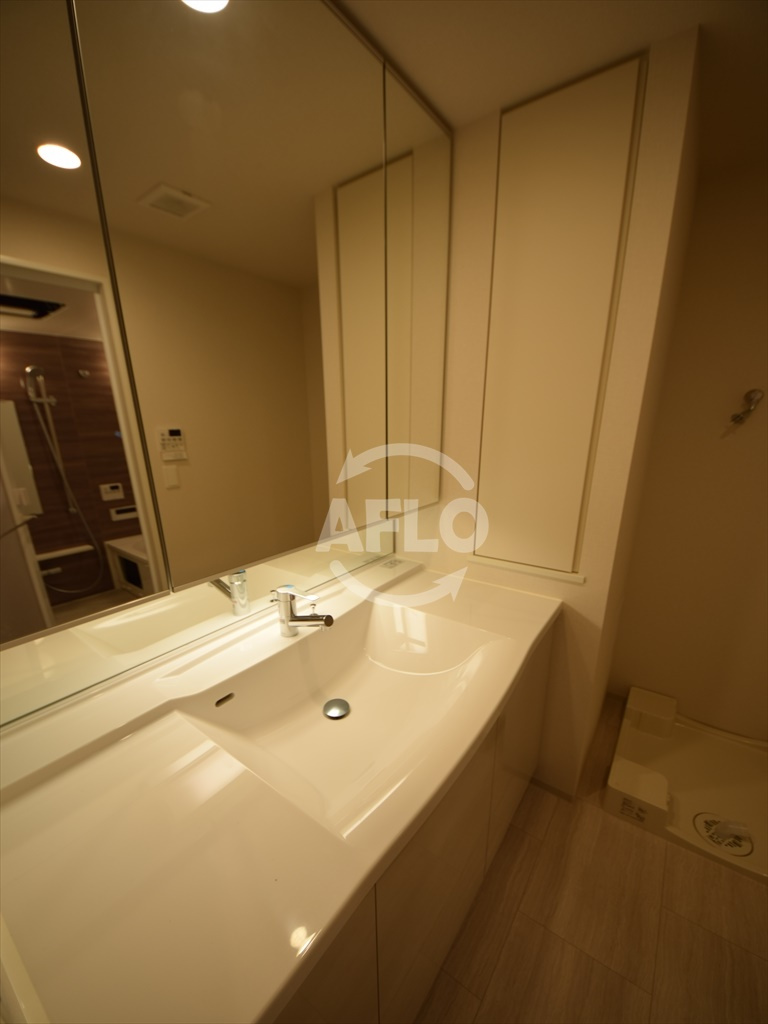 OPUS RESIDENCE SHINSAIBASHI SOUTHの洗面所|OPUS RESIDENCE SHINSAIBASHI SOUTH　独立洗面台