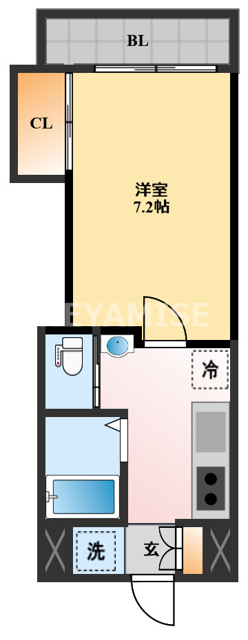 トレス宗方の間取り