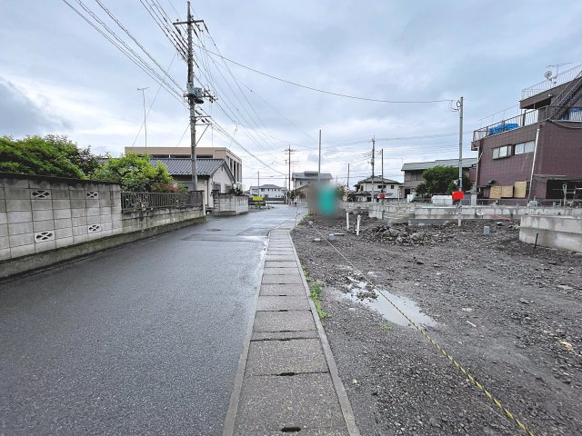 新築戸建・新築建売　足利市南大町　矢場川小学校・山辺中学校の前面道路含む現地写真