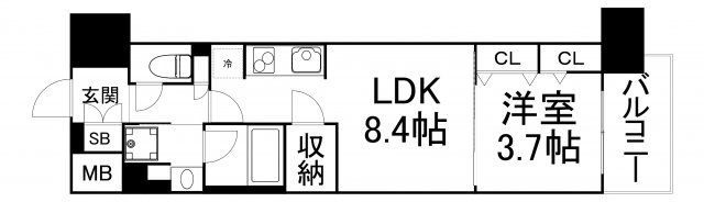 【間取り】 | アーバネックス同心II