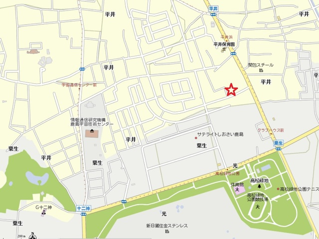 ブリッサ・デル・マール鹿嶋の地図|案内図
