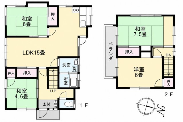 【間取り】 | ◆◇横浜市港南区笹下5丁目　中古戸建◇◆